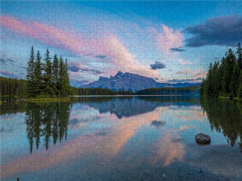 Two Jack Lake - CALVENDO photo puzzle 
