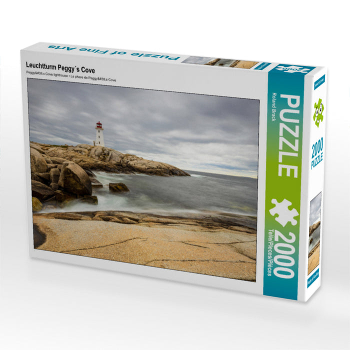 Leuchtturm Peggy´s Cove 2000 Teile Puzzle quer - CALVENDO Foto-Puzzle'