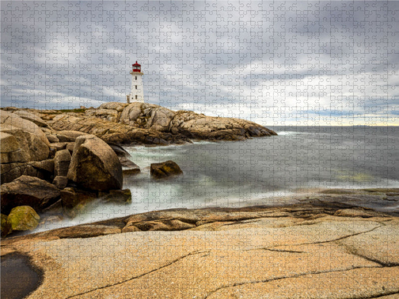 Leuchtturm Peggy´s Cove 2000 Teile Puzzle quer - CALVENDO Foto-Puzzle'