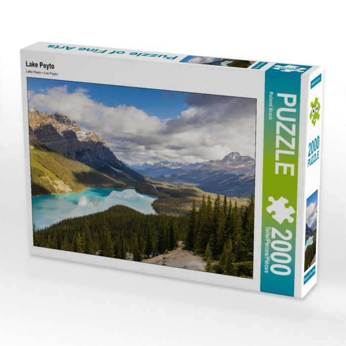 Lake Peyto 2000 Teile Puzzle quer - CALVENDO Foto-Puzzle'