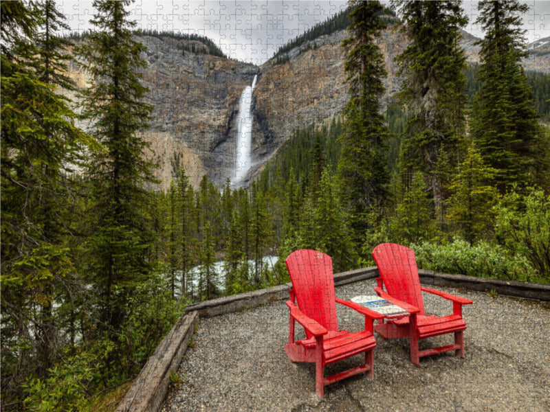 Takakkaw Falls 2000 Teile Puzzle quer - CALVENDO Foto-Puzzle'