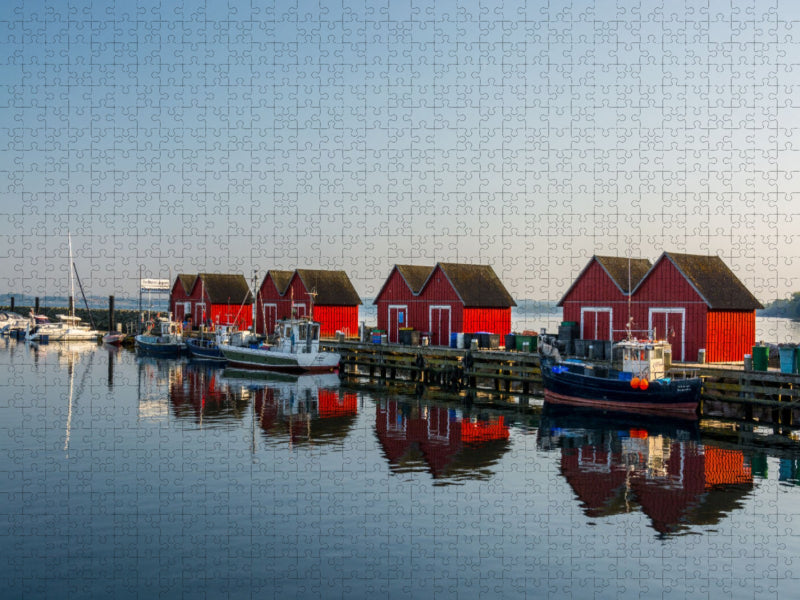 Fischerhütten - CALVENDO Foto-Puzzle'