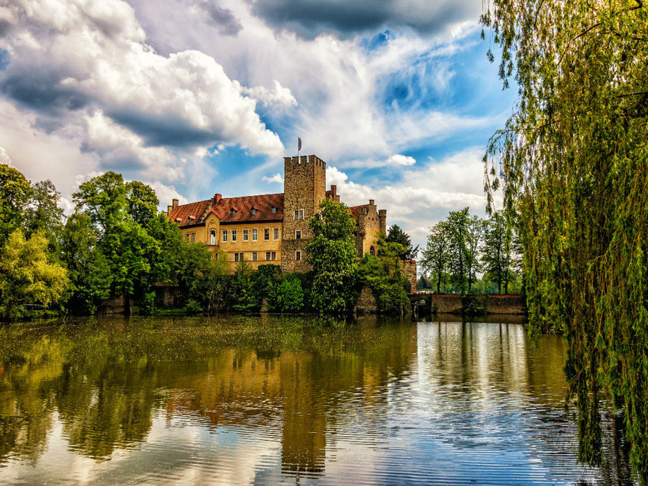 Schlosspark Flechtingen - CALVENDO Foto-Puzzle'