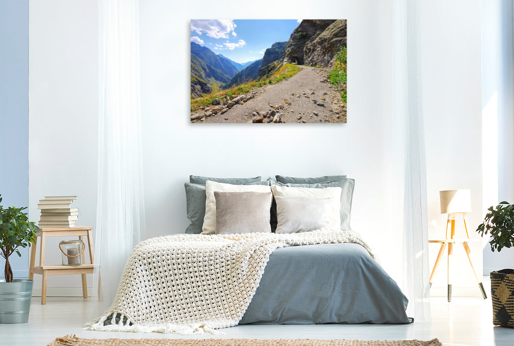 Premium textile canvas Premium textile canvas 120 cm x 80 cm across Bavonatal 