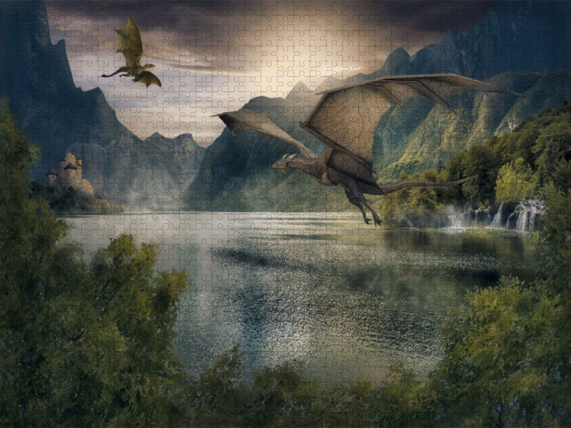 Terre des Dragons - Puzzle photo CALVENDO 