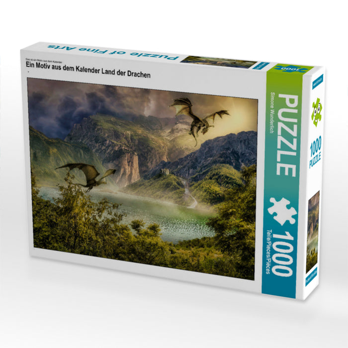 Ein Motiv aus dem Kalender Land der Drachen 1000 Teile Puzzle quer - CALVENDO Foto-Puzzle'