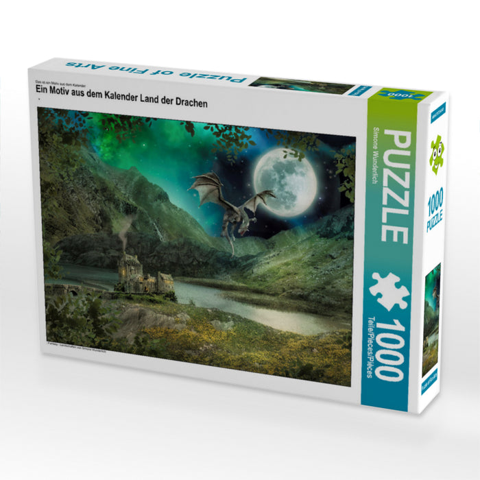Ein Motiv aus dem Kalender Land der Drachen 1000 Teile Puzzle quer - CALVENDO Foto-Puzzle'