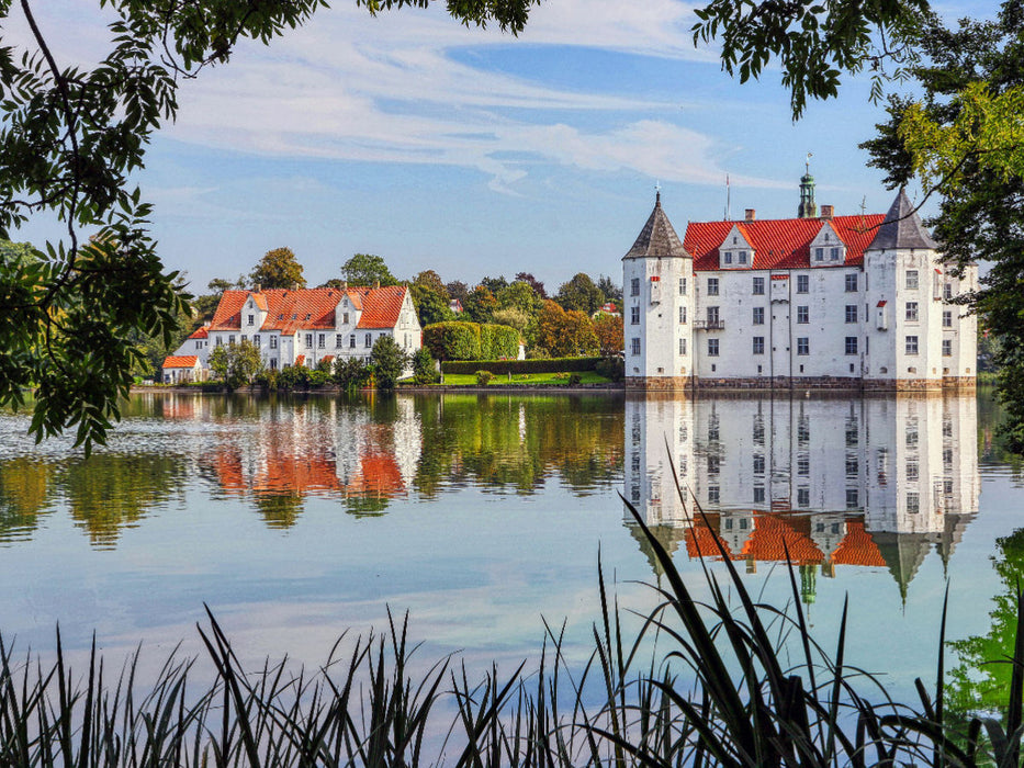 Wasserschloss Glückstadt - CALVENDO Foto-Puzzle'