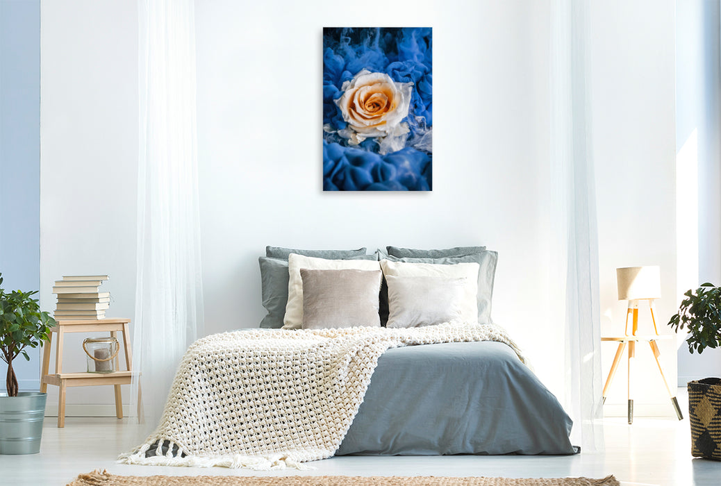 Premium textile canvas Premium textile canvas 80 cm x 120 cm high Magic rose 