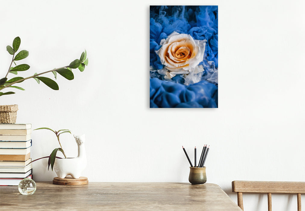Premium textile canvas Premium textile canvas 80 cm x 120 cm high Magic rose 