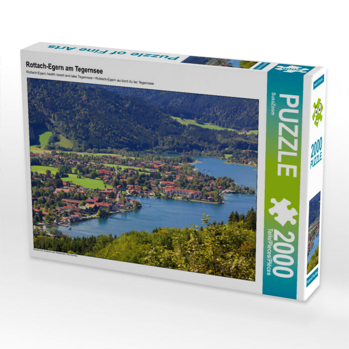Rottach-Egern am Tegernsee 2000 Teile Puzzle quer - CALVENDO Foto-Puzzle'