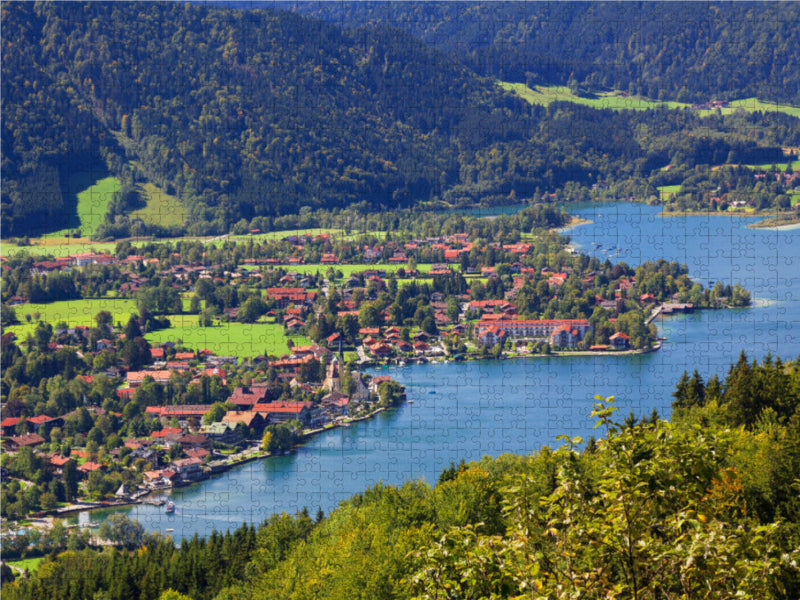 Rottach-Egern am Tegernsee 2000 Teile Puzzle quer - CALVENDO Foto-Puzzle'