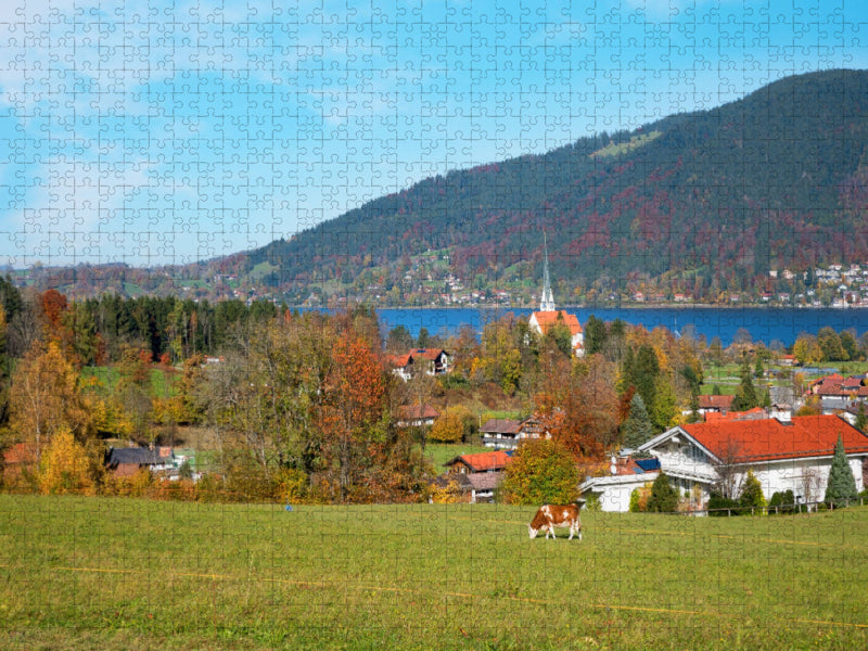 Herbstlandschaft Kleinbuch - CALVENDO Foto-Puzzle'