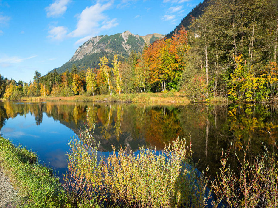 Moorweiher Oberstdorf 1000 Teile Puzzle quer - CALVENDO Foto-Puzzle'