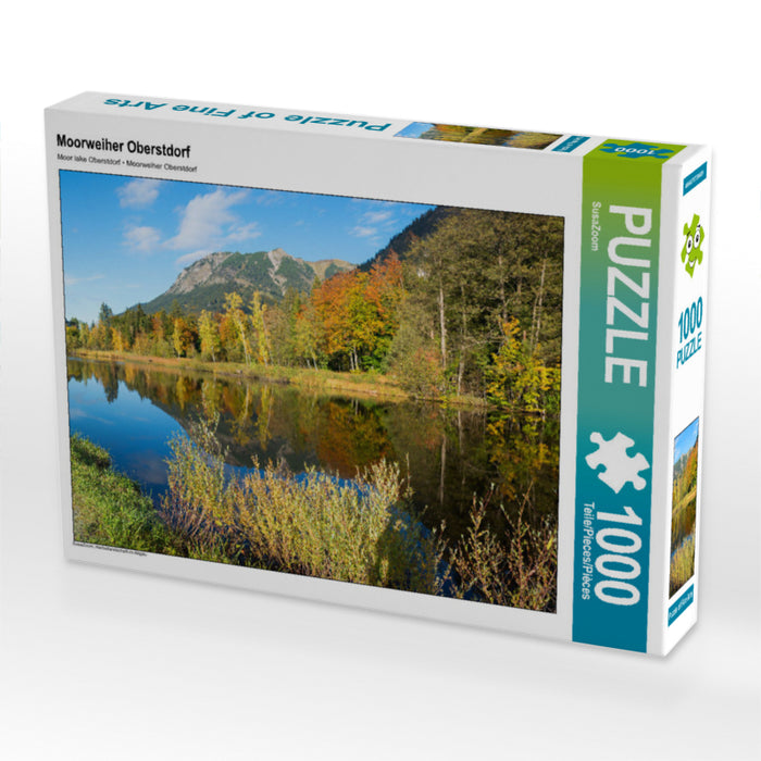 Moorweiher Oberstdorf 1000 Teile Puzzle quer - CALVENDO Foto-Puzzle'