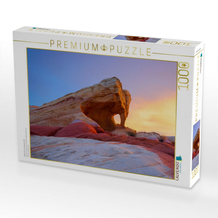 Valley of fire, Nevada, USA - CALVENDO Foto-Puzzle'