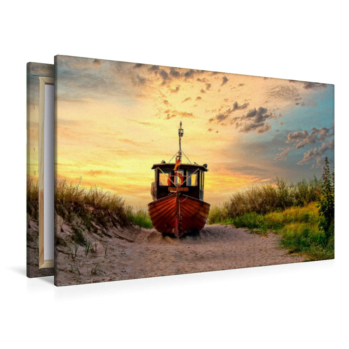 Premium Textil-Leinwand Ahlbeck, Usedom