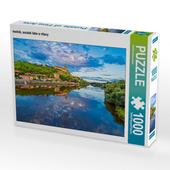 melnik, soutok labe a vltavy - CALVENDO photo puzzle 
