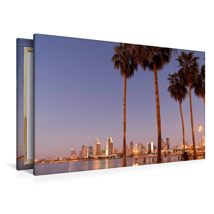 Premium Textil-Leinwand San Diego