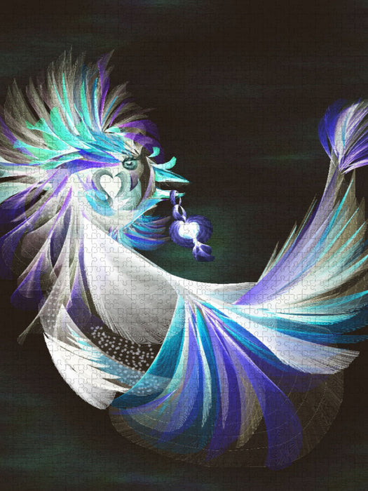 The lucky chicken - CALVENDO photo puzzle 