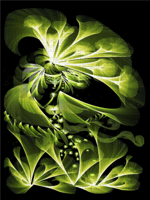 Green garden fairy - CALVENDO photo puzzle 