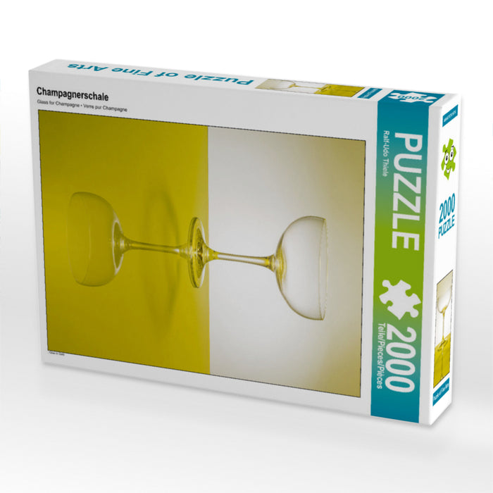 Champagnerschale 2000 Teile Puzzle hoch - CALVENDO Foto-Puzzle'