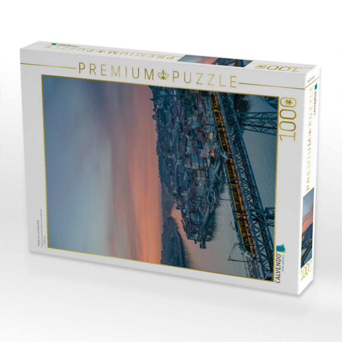 Ponte Luis I im Abendrot - CALVENDO Foto-Puzzle'