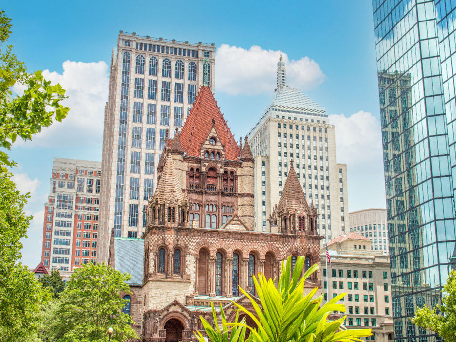 Trinitiy Church in the City of Boston - CALVENDO Foto-Puzzle'