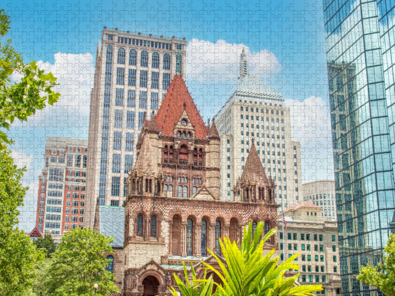 Trinitiy Church in the City of Boston - CALVENDO Foto-Puzzle'