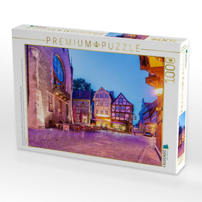 Restaurant zum Roland, ein Kaffee in 7 Häusern, in einer seit dem Jahr 994 gewachsene Stadt. - CALVENDO Foto-Puzzle'