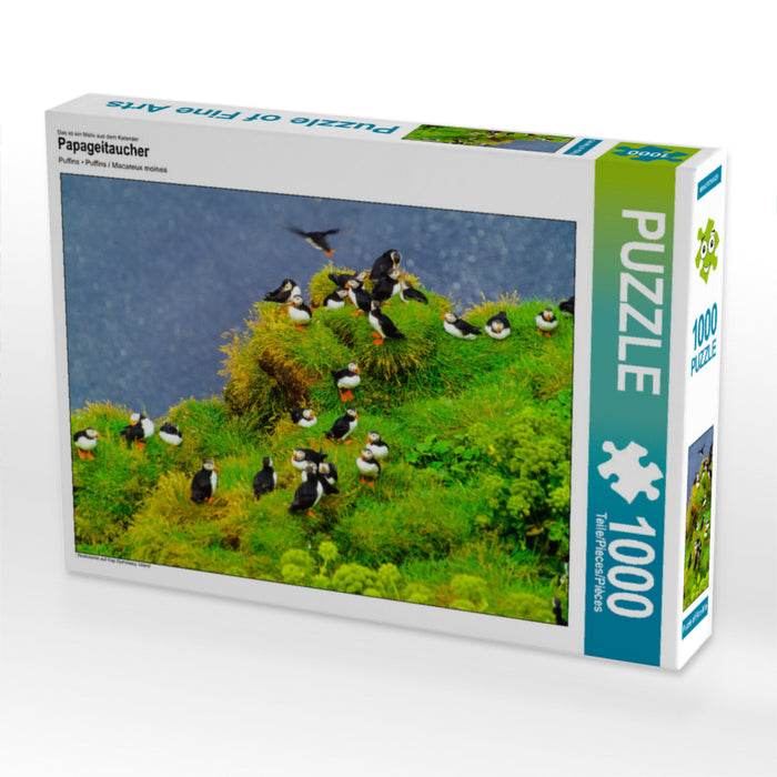 Papageitaucher 1000 Teile Puzzle quer - CALVENDO Foto-Puzzle'