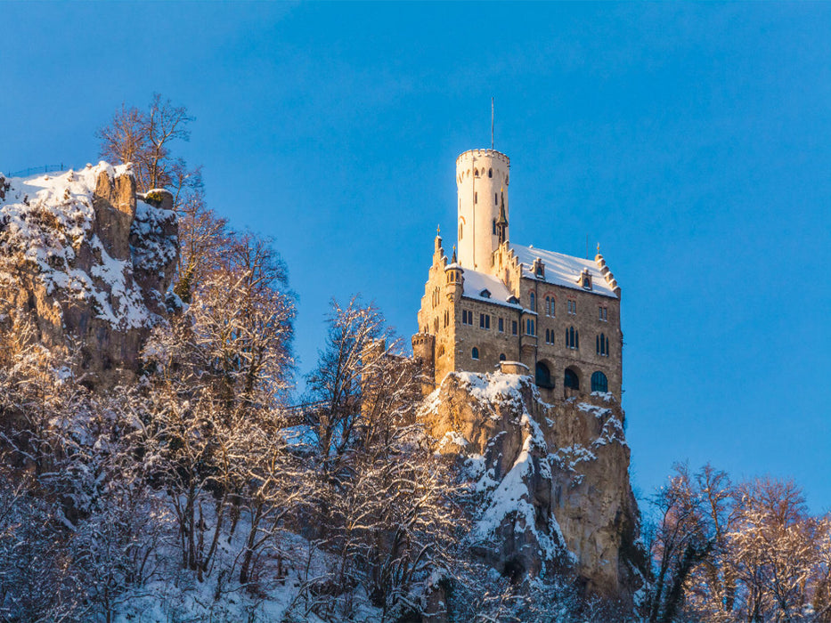 Schloss Lichtenstein auf der Schwäbischen Alb - CALVENDO Foto-Puzzle'