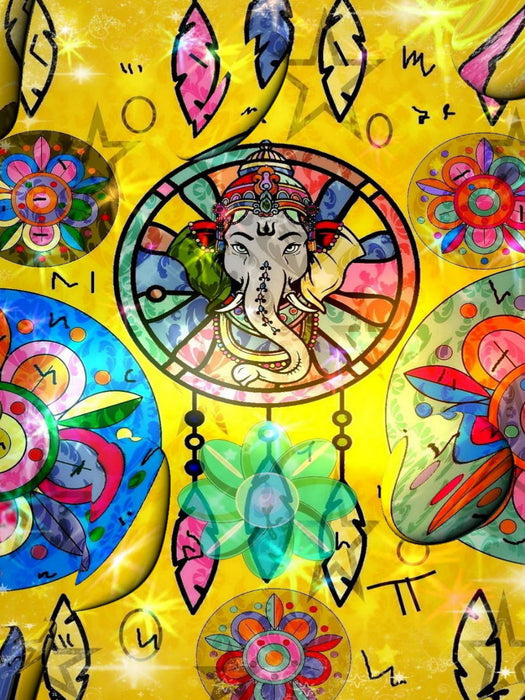 Elefant-Traumfänger - CALVENDO Foto-Puzzle'