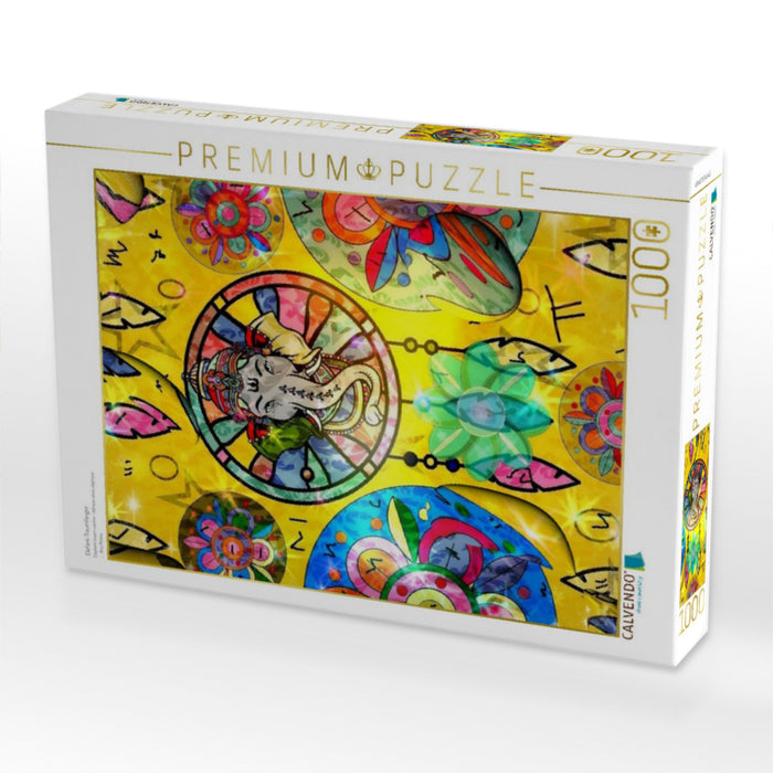 Elefant-Traumfänger - CALVENDO Foto-Puzzle'