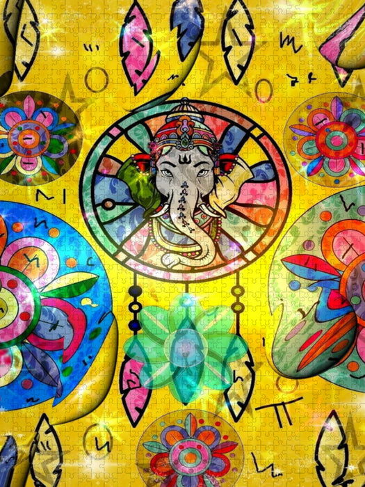 Elefant-Traumfänger - CALVENDO Foto-Puzzle'
