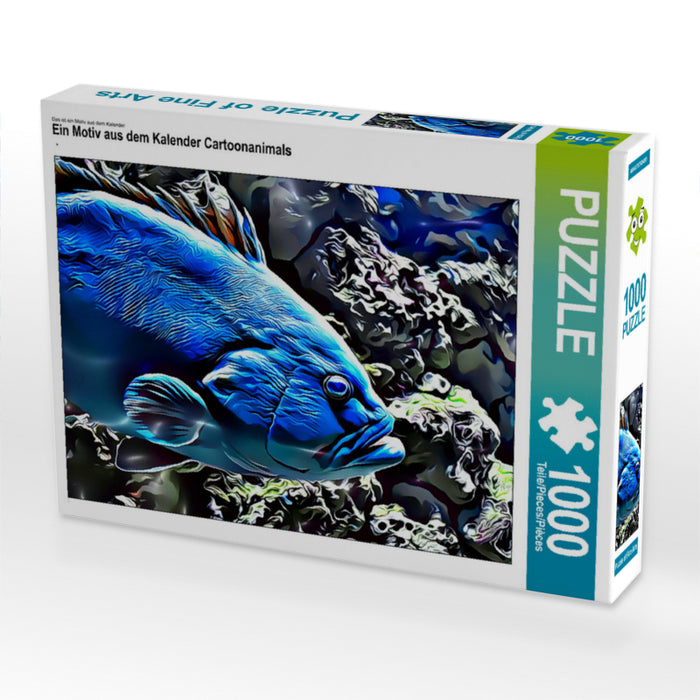 Ein Motiv aus dem Kalender Cartoonanimals 1000 Teile Puzzle quer - CALVENDO Foto-Puzzle'