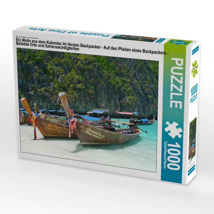 Ein Motiv aus dem Kalender Im Herzen Backpacker - Auf den Pfaden eines Backpackers - Beliebte Orte und Sehenswürdigkeiten 1000 Teile Puzzle quer - CALVENDO Foto-Puzzle'