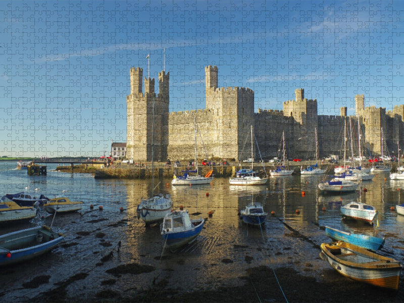Caernafon Castle in Wales - CALVENDO Foto-Puzzle'