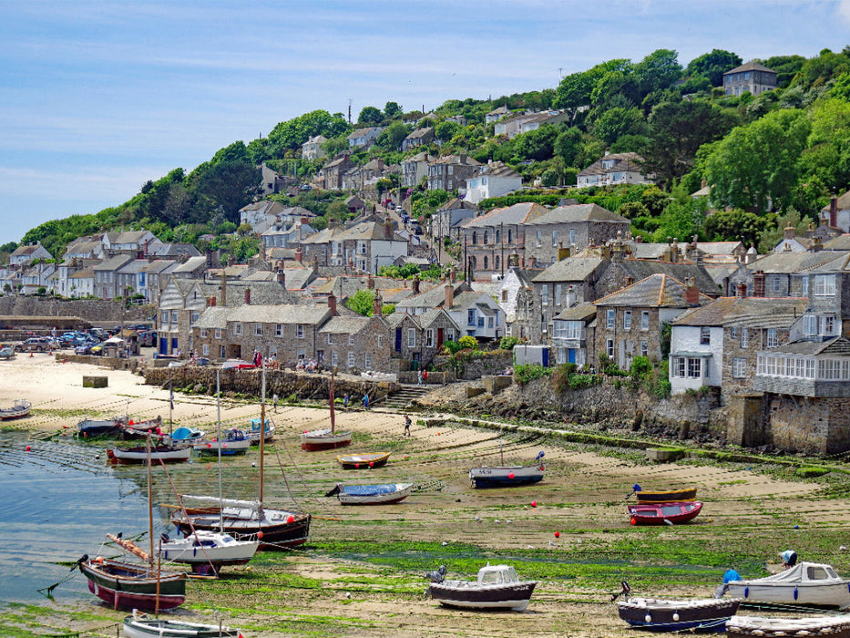 Der farbenfrohe Ort Mousehole - CALVENDO Foto-Puzzle'