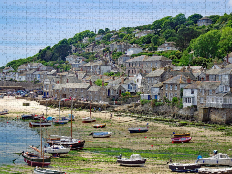 Der farbenfrohe Ort Mousehole - CALVENDO Foto-Puzzle'