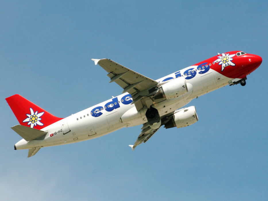 Edelweiss Airbus A320 HB-IHZ - CALVENDO Foto-Puzzle'
