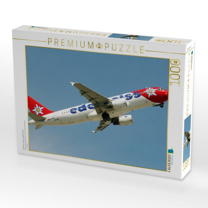 Edelweiss Airbus A320 HB-IHZ - CALVENDO Foto-Puzzle'