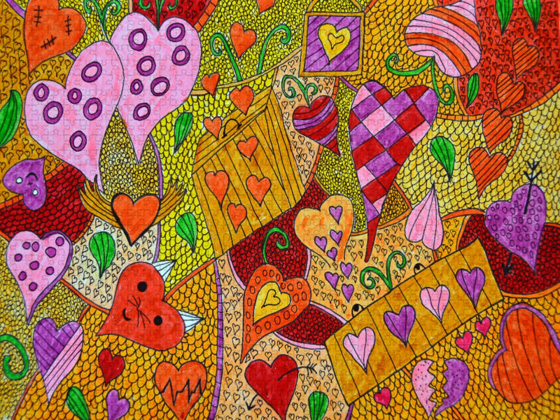 Herzen - CALVENDO Foto-Puzzle'