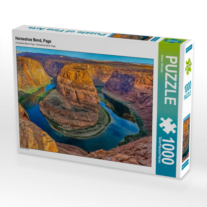 Horseshoe Bend, Page 2000 Teile Puzzle quer - CALVENDO Foto-Puzzle'
