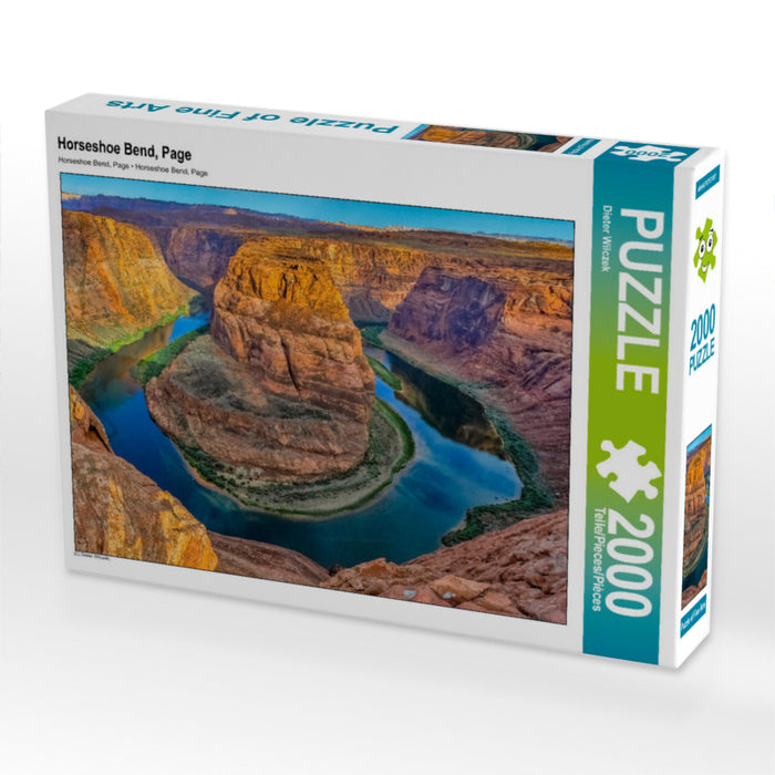 Horseshoe Bend, Page 2000 Teile Puzzle quer - CALVENDO Foto-Puzzle'