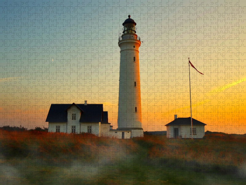 Leuchtturm von Hirtshals - CALVENDO Foto-Puzzle'