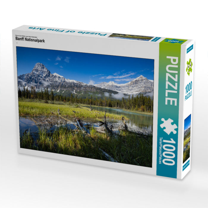 Banff Nationalpark 1000 Teile Puzzle quer - CALVENDO Foto-Puzzle'