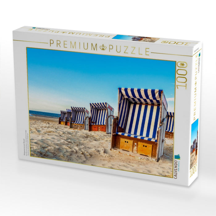 Morgensonne am Strand - CALVENDO Foto-Puzzle'