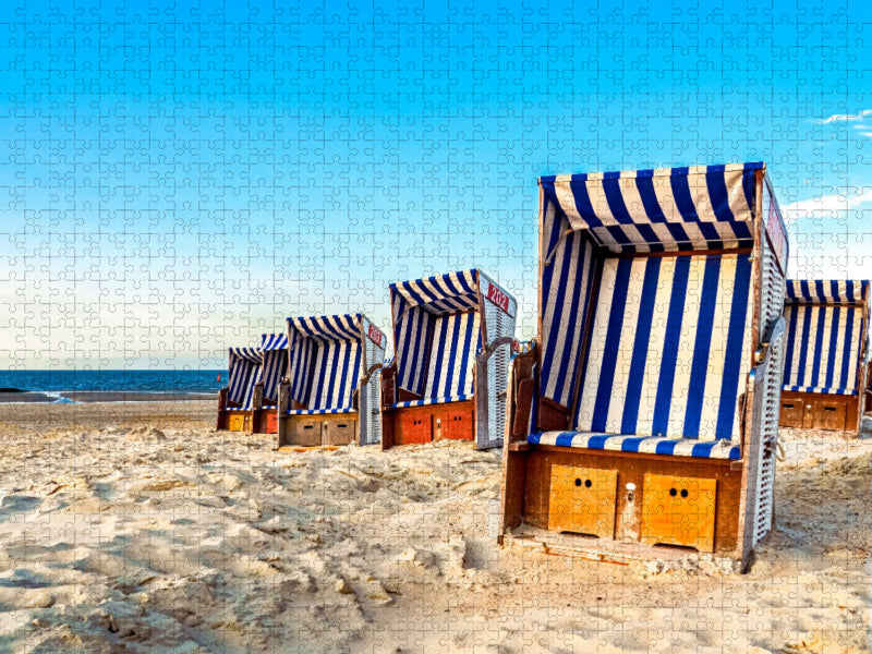 Morgensonne am Strand - CALVENDO Foto-Puzzle'