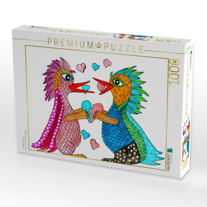 Verliebte Pinguine - CALVENDO Foto-Puzzle'